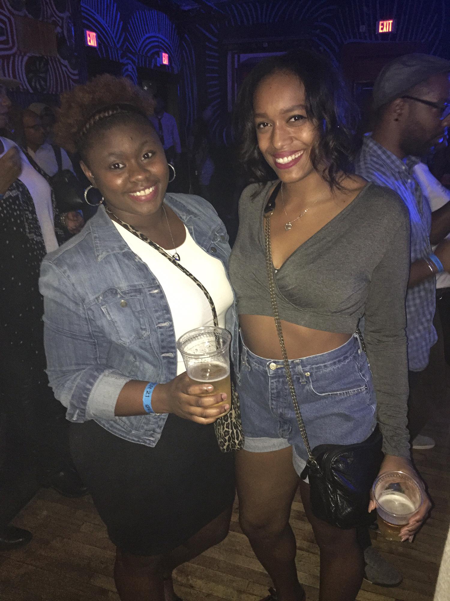 Denise and Tomecia at the Tabernacle