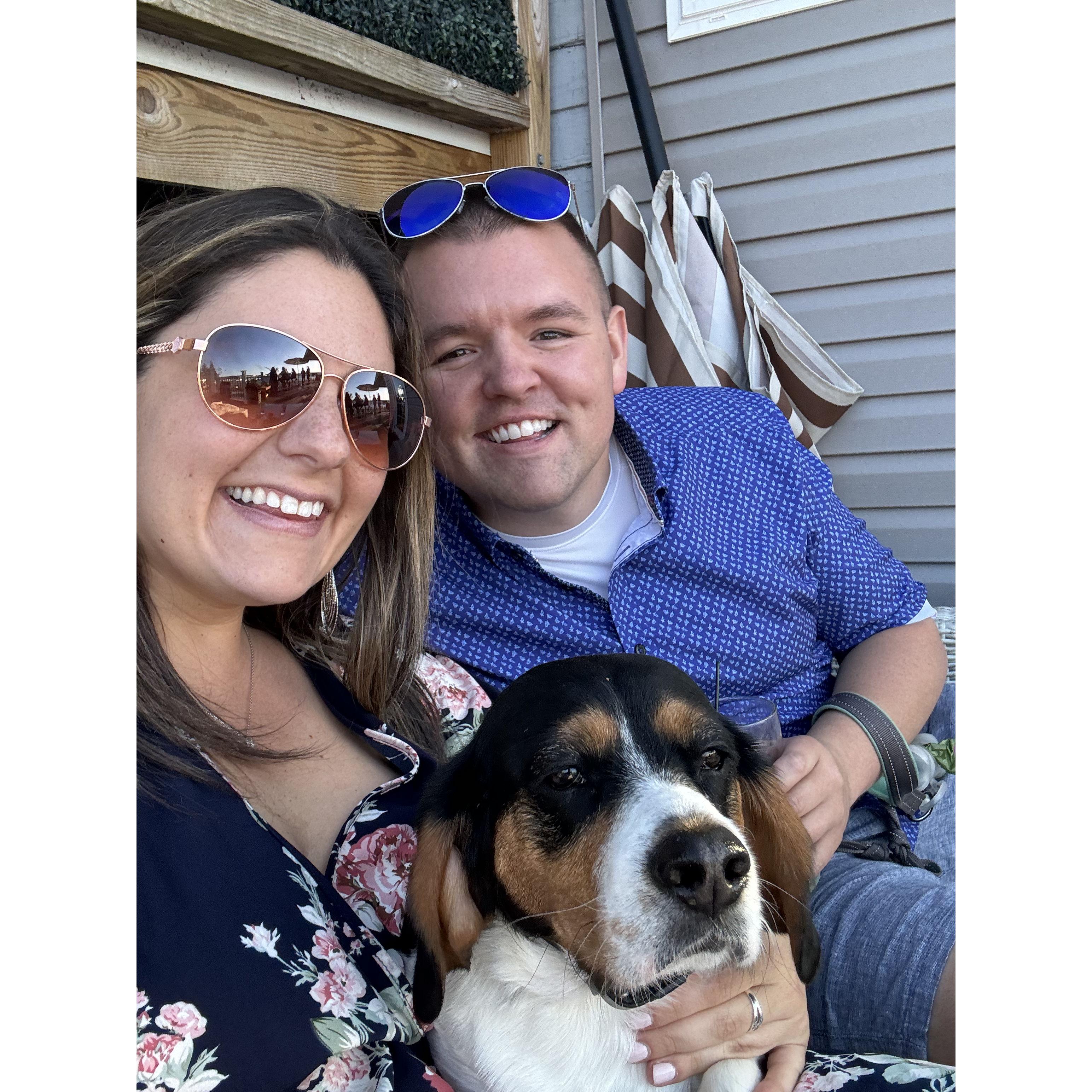 Dock Browns date! One of our favorites in the summer (especially since we can bring Mila).