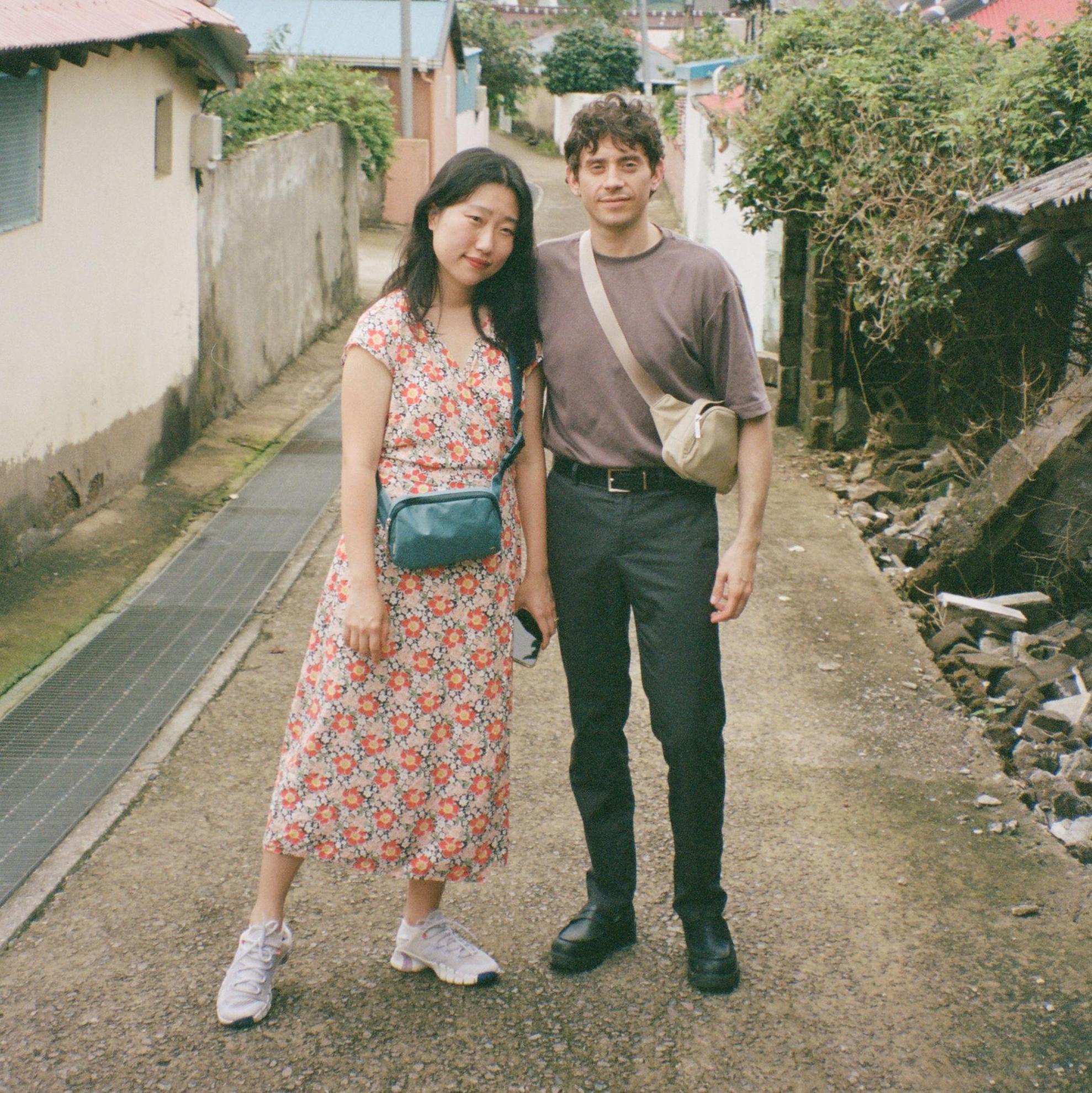Alleyway next to Haejin's grandmother's house in Jindo, Korea