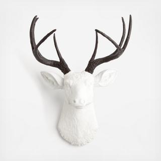 Resin Faux Taxidermy Deer Head