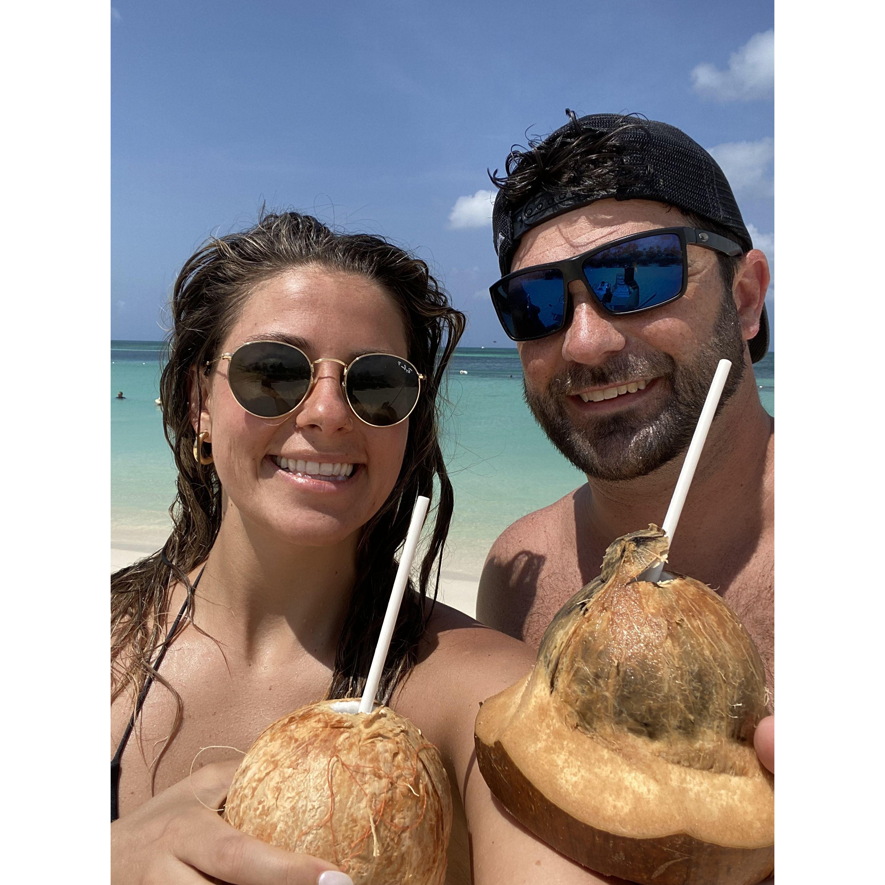 all the coconut water