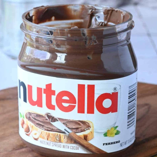 Jar of Nutella