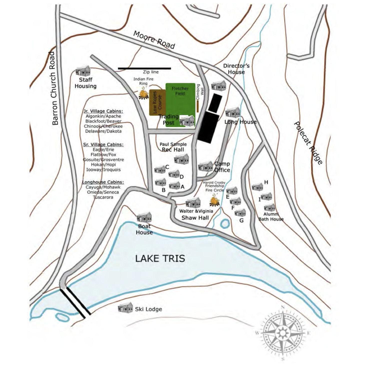 Camp Soles Map