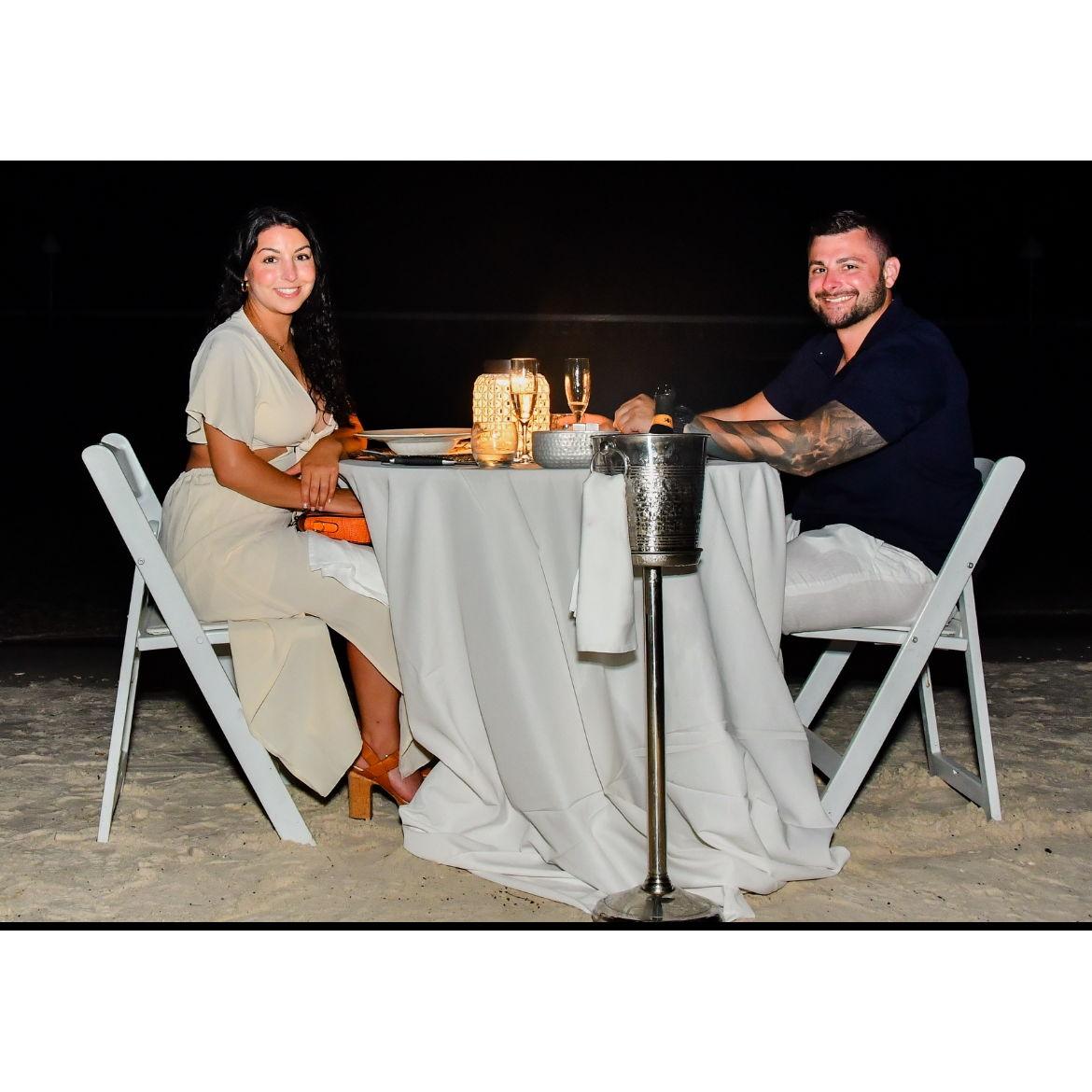 Proposal night: Romantic Candlelight Dinner