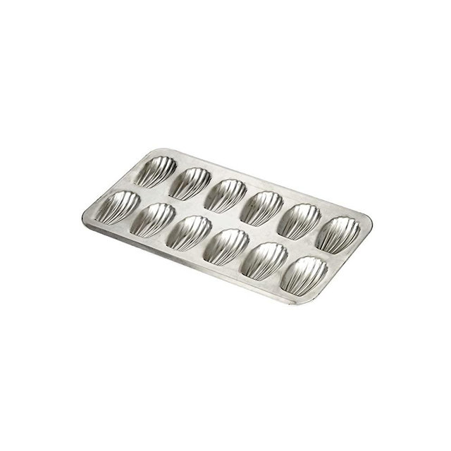 Gobel 12 Count Heavy Tinned Steel Madeleine Sheet Pan, Made in France