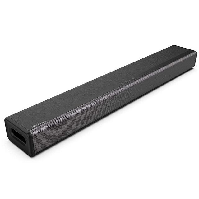 Hisense HS214 2.1ch Sound Bar with Built-in Subwoofer, 108W, All-in-one Compact Design with Wireless Bluetooth, Powered by Dolby Audio, HDMI ARC/Optical/AUX/USB, 3EQ Modes