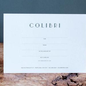Colibri Gift Card — COLIBRI FLOWERS