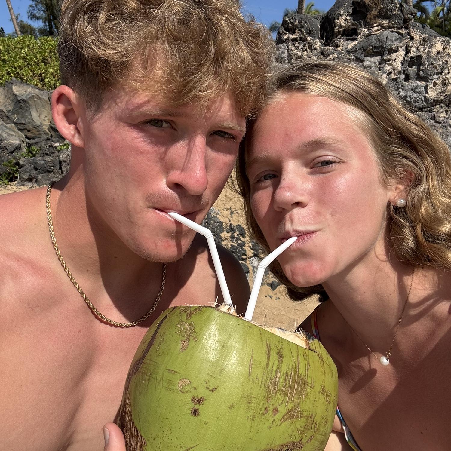 Coconut on the beach