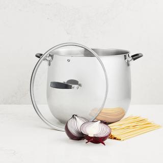 Belgique - Stainless Steel 20 qt. Covered Stock Pot