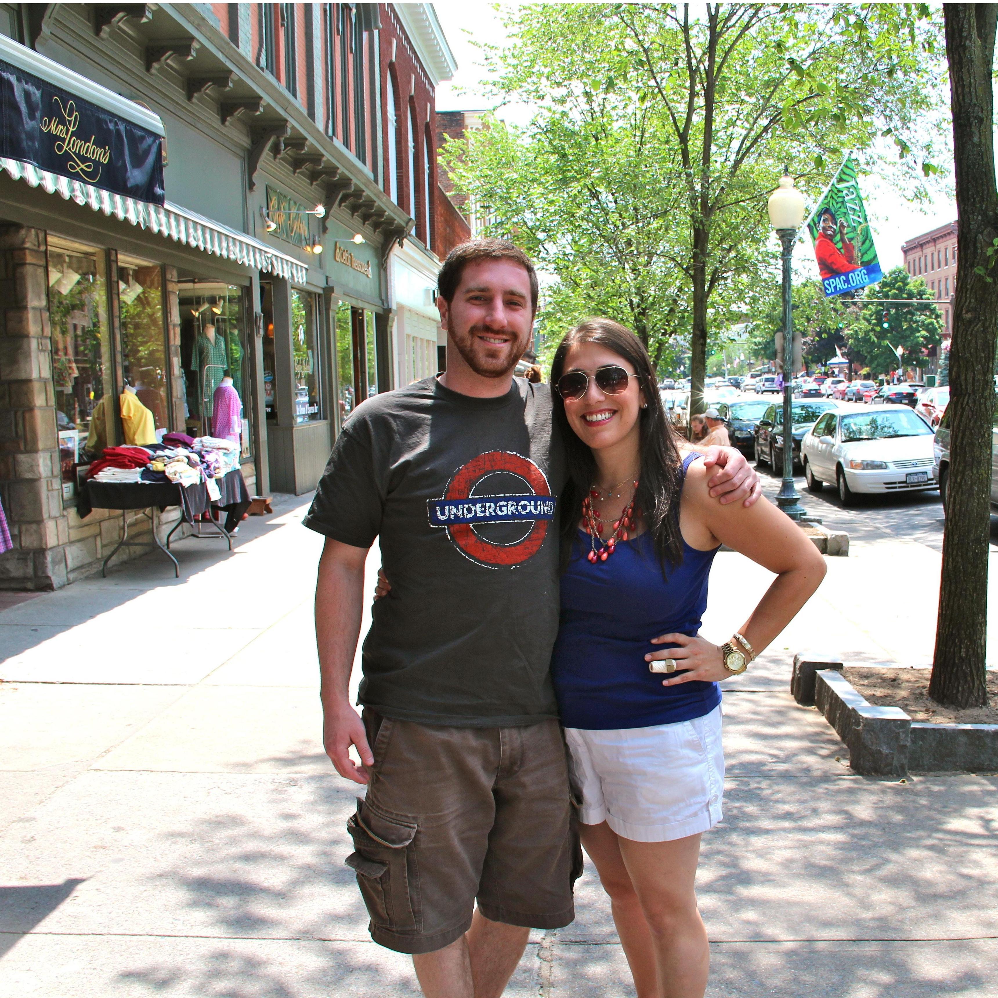 The one visiting Saratoga Springs, NY