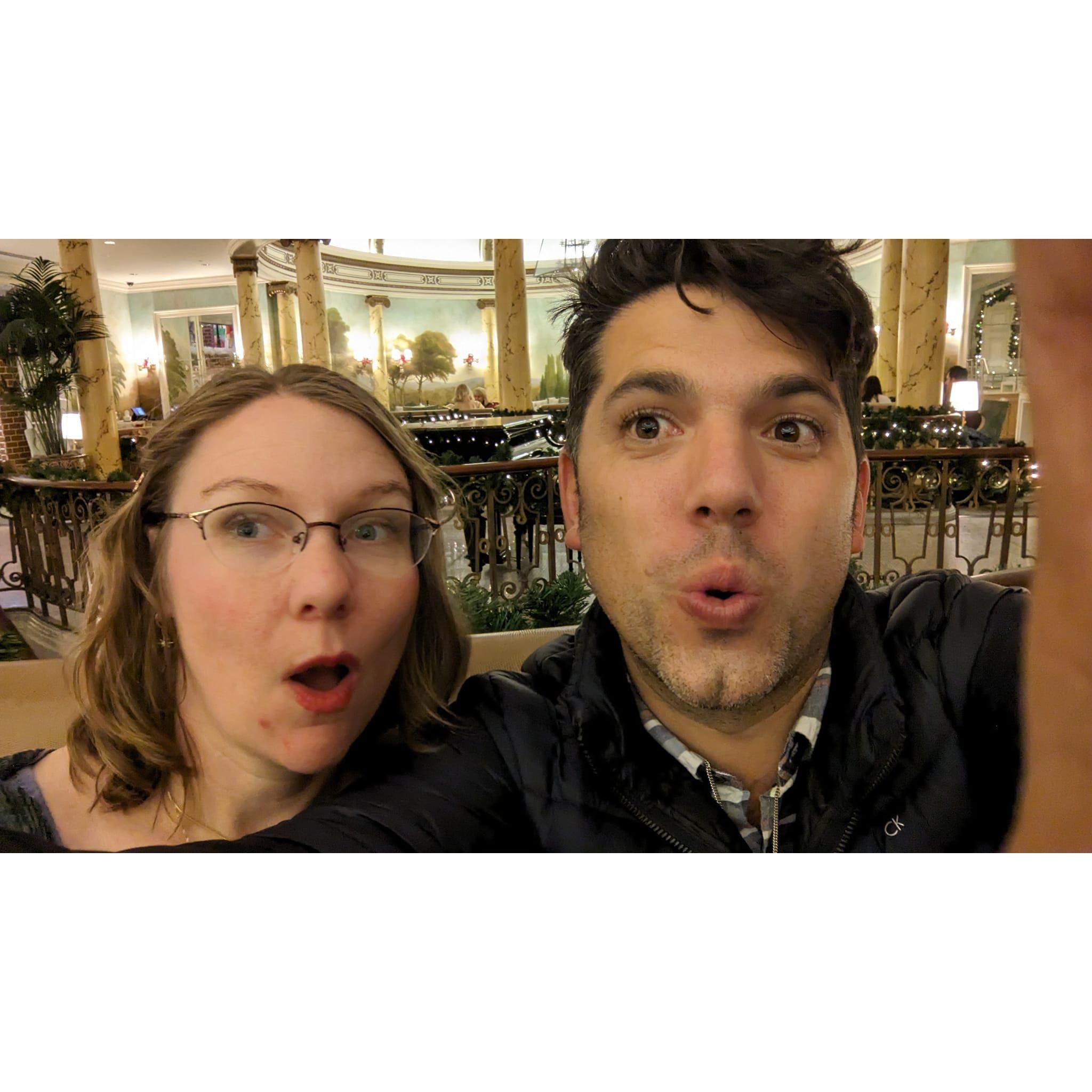 Experiencing the Fairmont SF for the first time!
