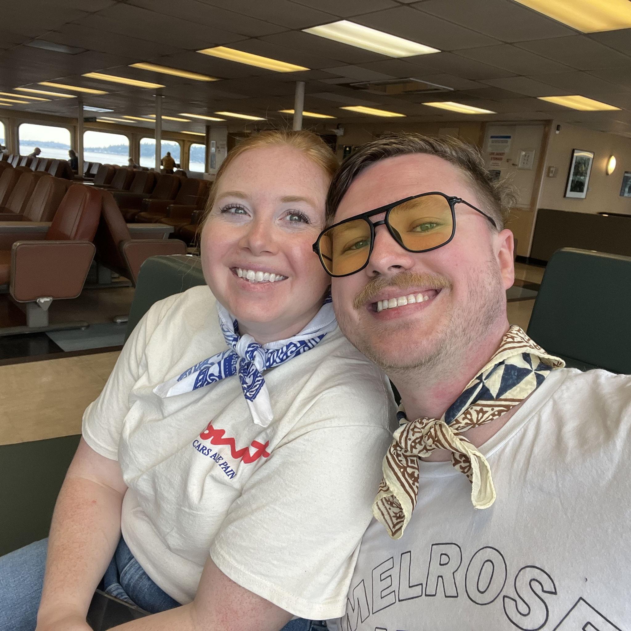 The ferry to Vashon Island, on our way to the strawberry festival! 2024