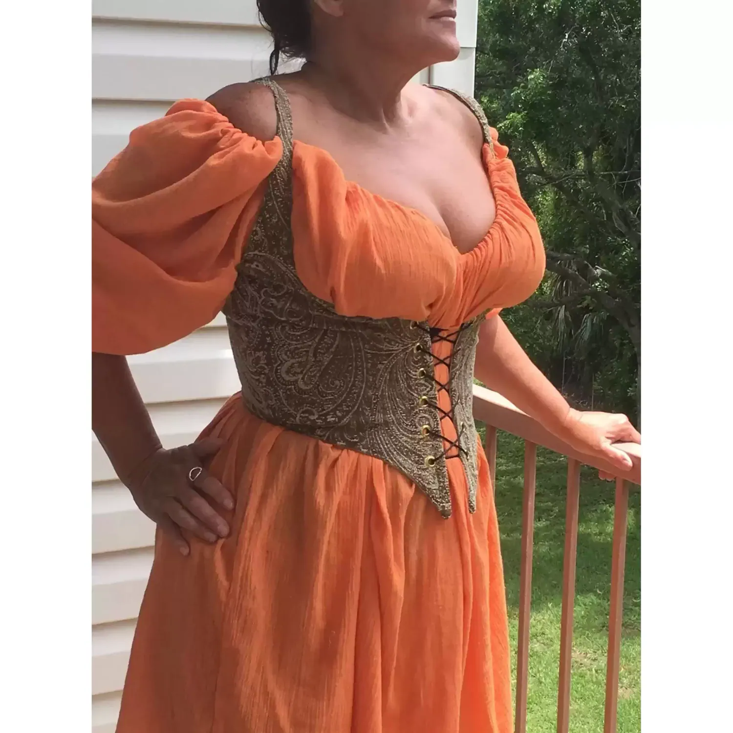 Chemise and Underbust Corset