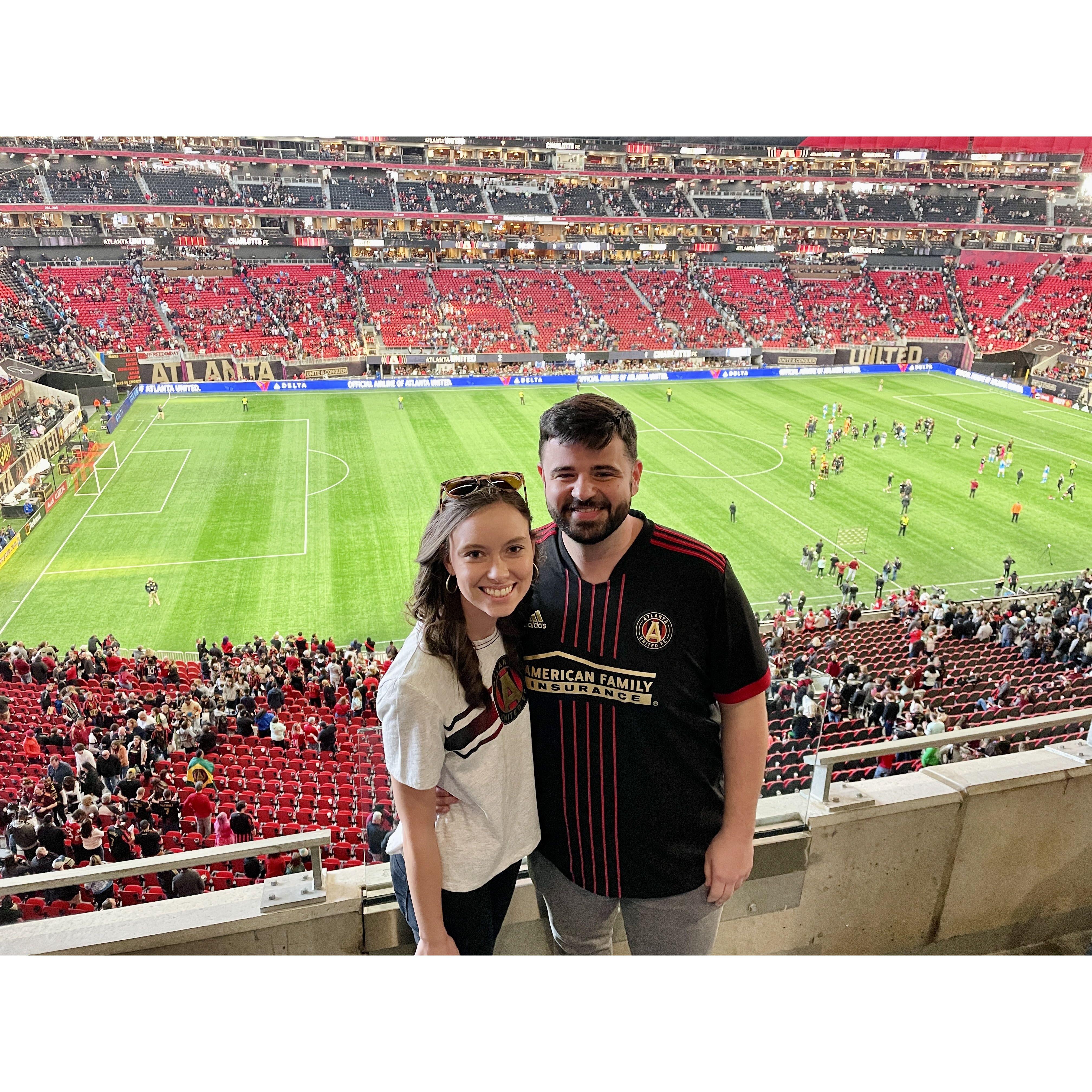 1st ATL United game together.