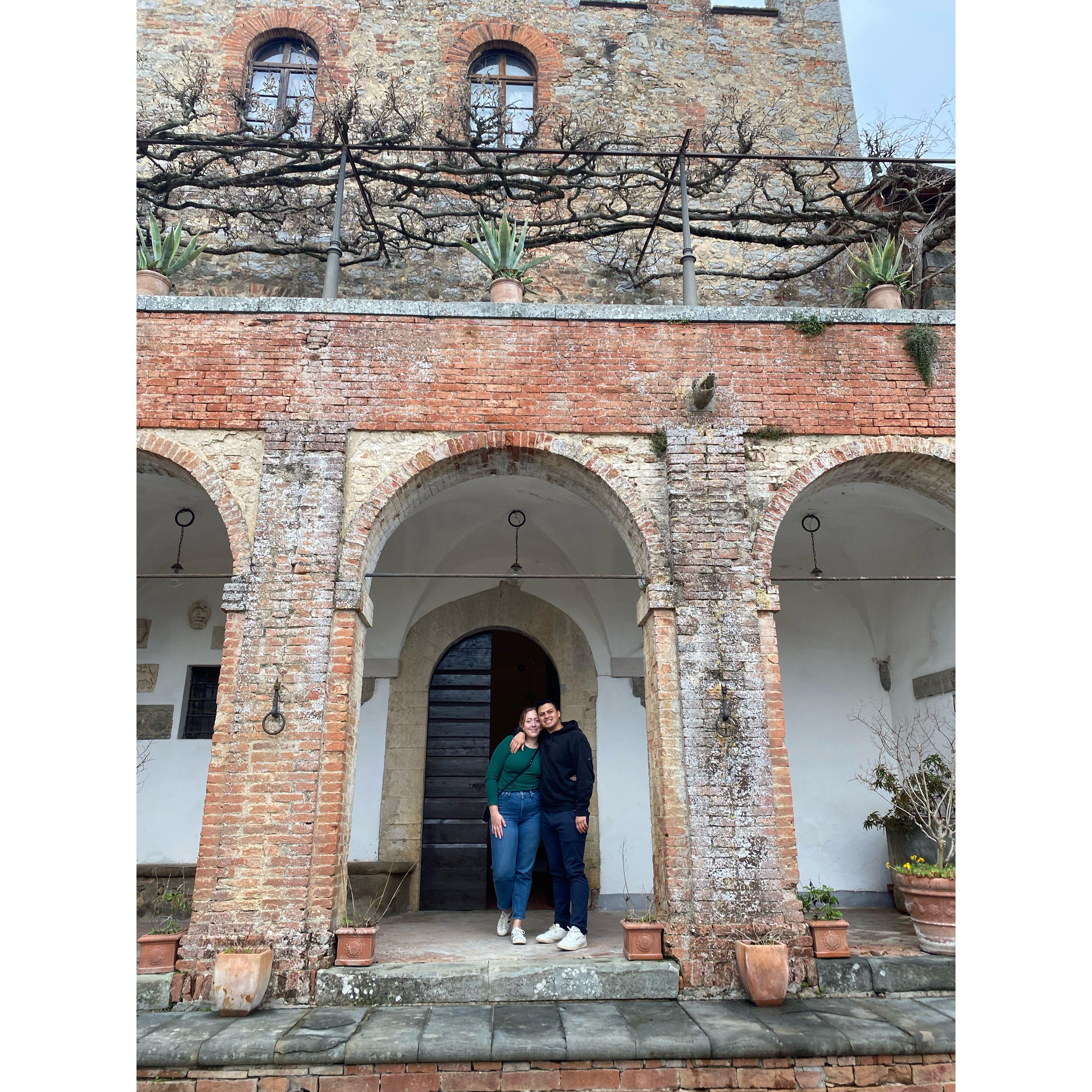 Courtyard of the castle!