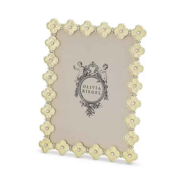 Olivia Riedel Gold Clover Picture Frame, 5" x 7"