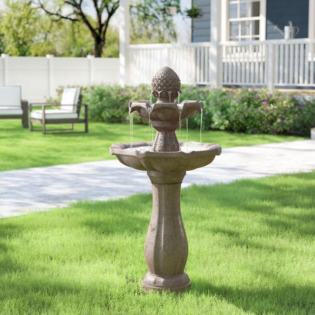 Kirt Resin Solar Fountain