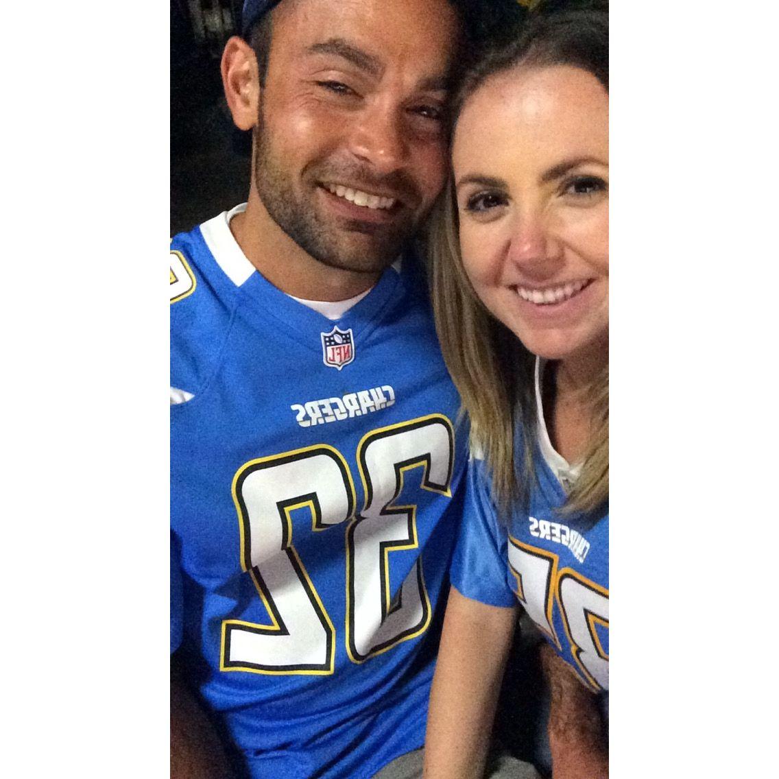 Our first Charger game together