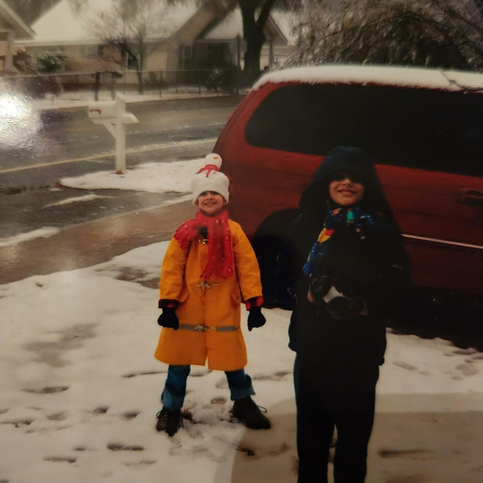 Childhood picture of Nathanael and Sabrina