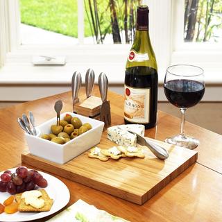 Buxton 10-Piece Charcuterie Board & Cheese Tool Set