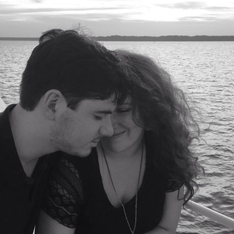 Sweet moment on a dolphin tour
