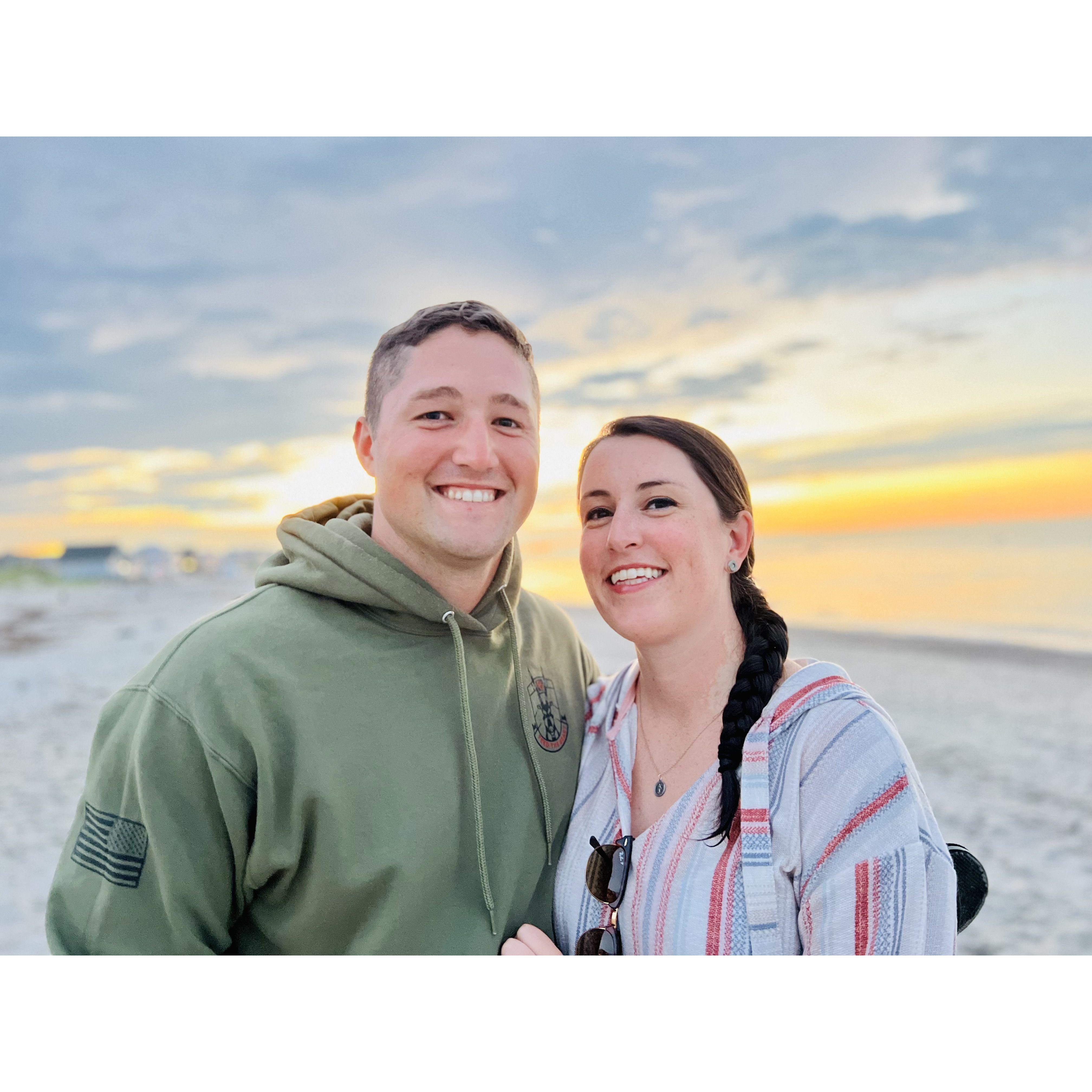 4th of July Weekend 2023, at our first place together on White Horse Beach.