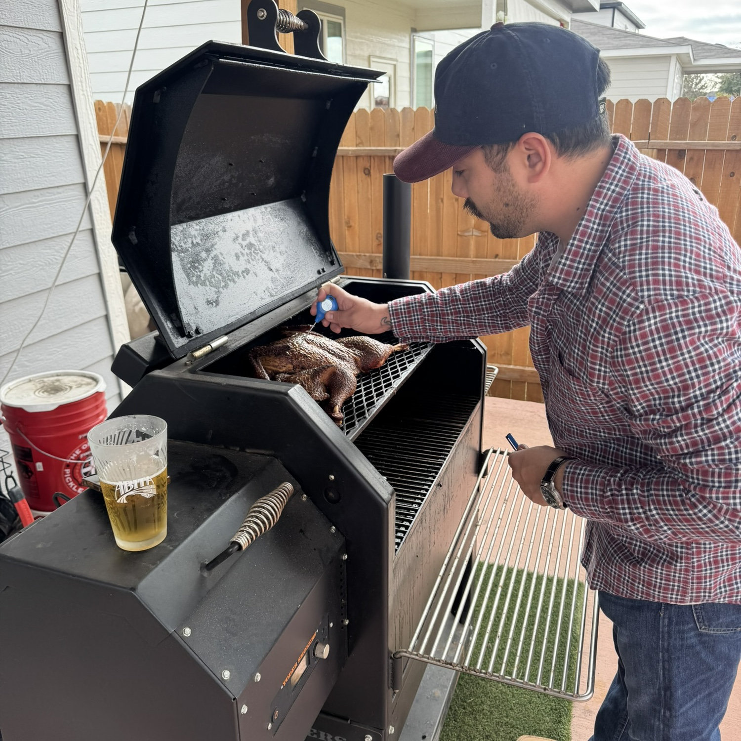 Always on that smoker!