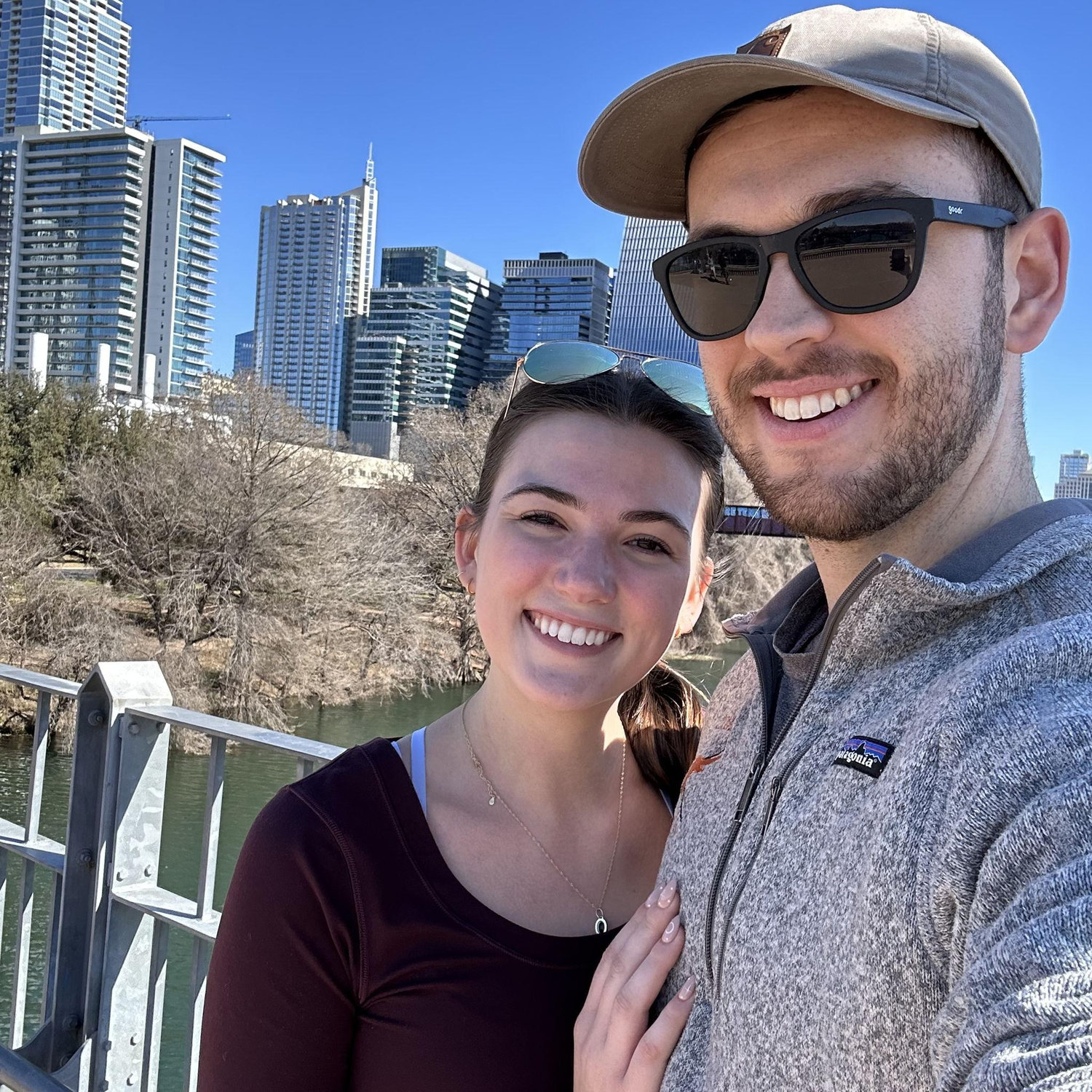 Exploring our city in January 2023, not too long after moving back!