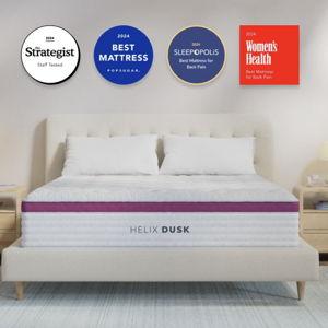 Helix Dusk Queen Mattress with Breathe Knit Cover and Standard Support