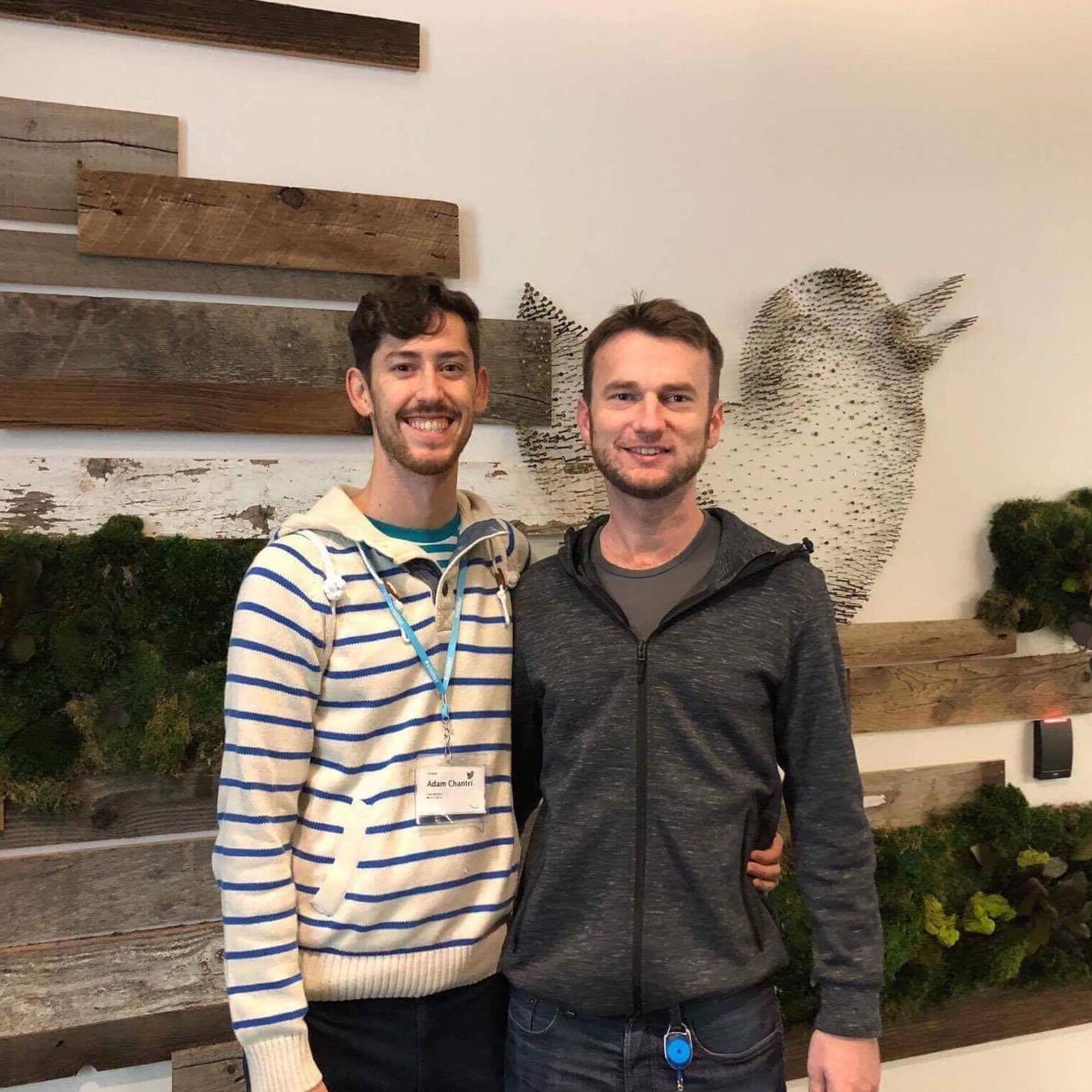 A rare Adam-visit to Twitter