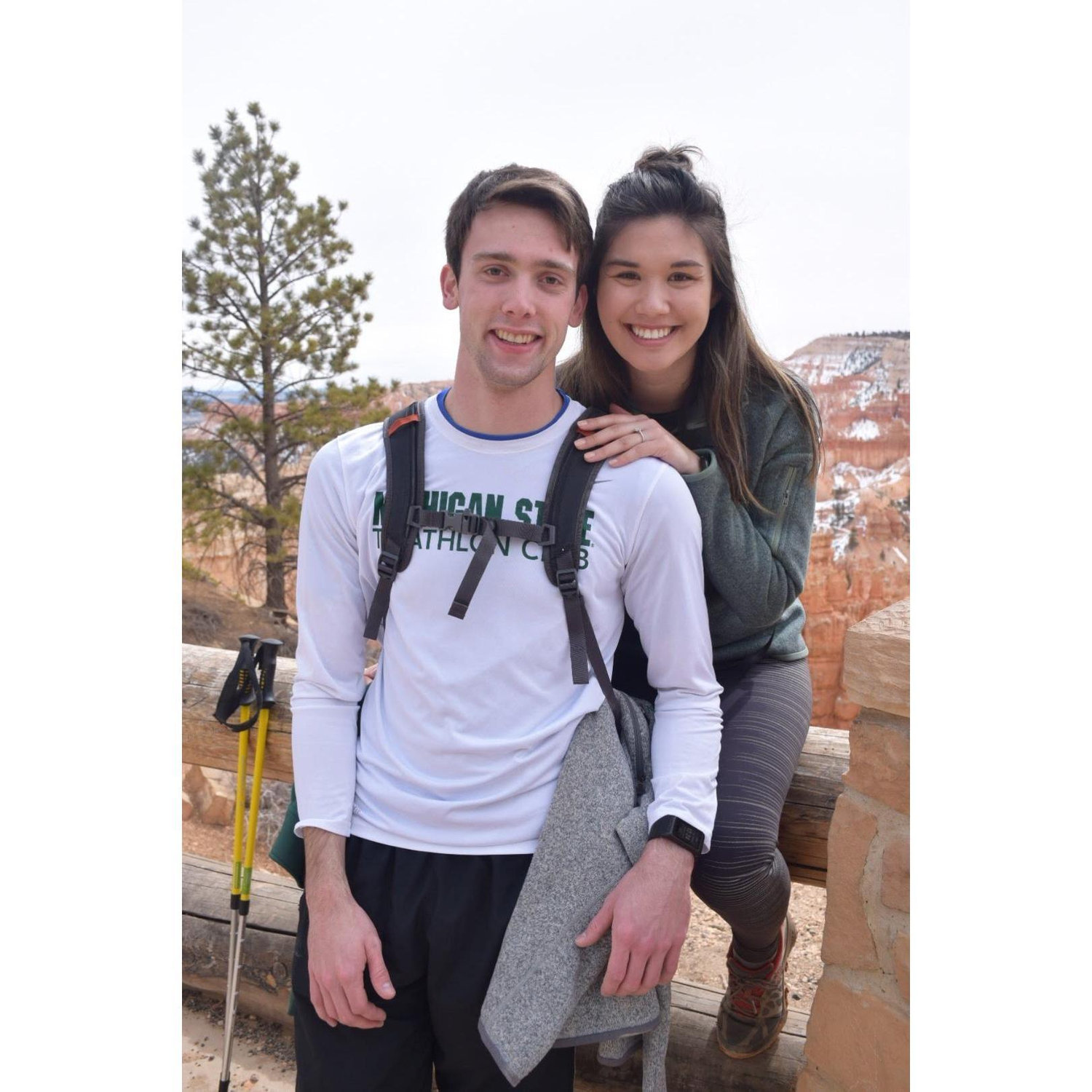 The day after our engagement at Bryce Canyon!