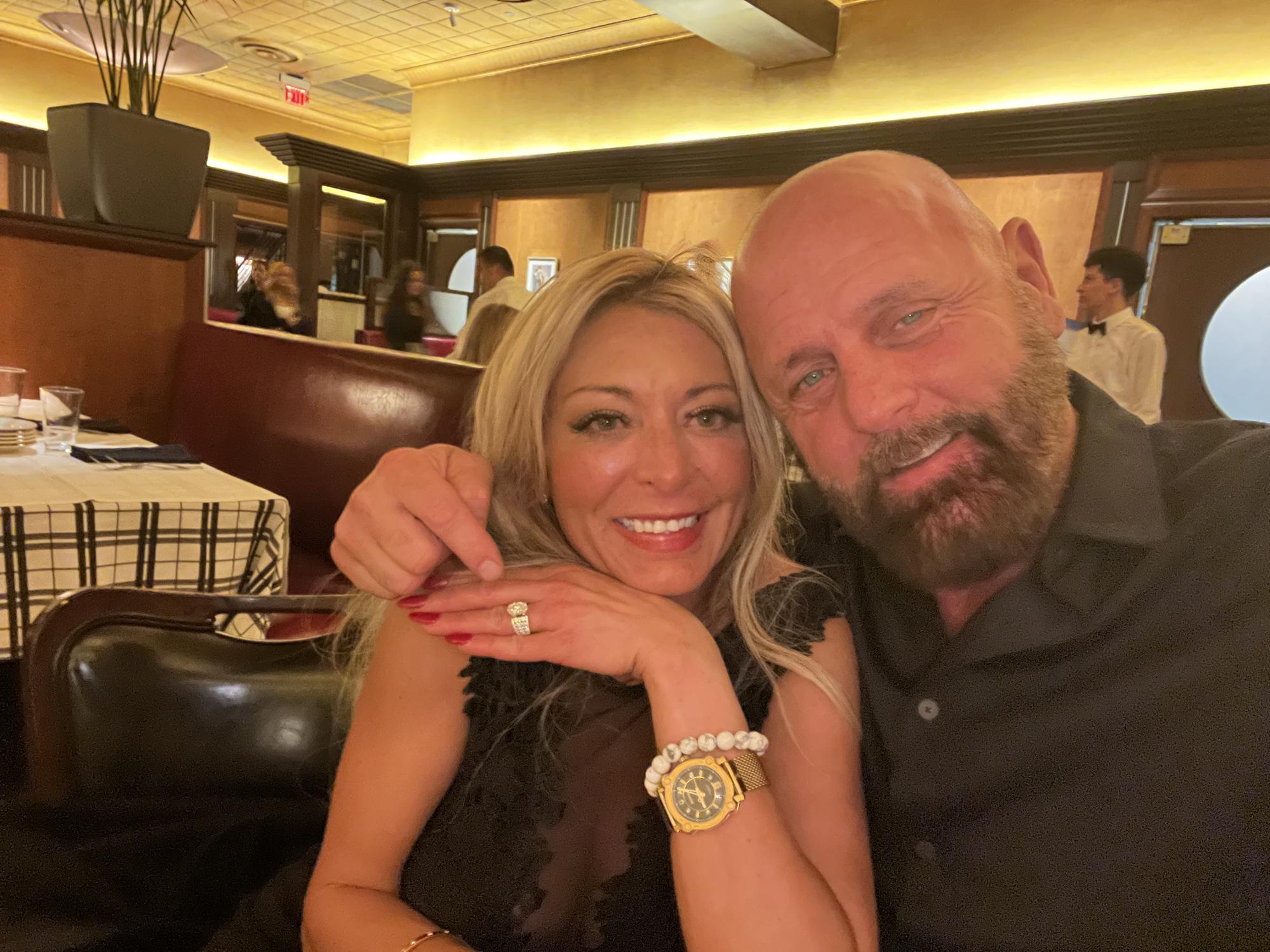 Our Engagement dinner.