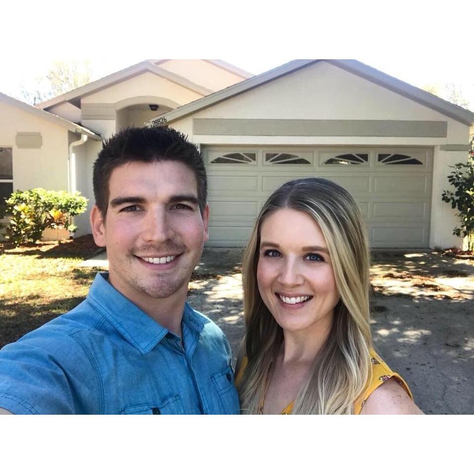 Our first day as official homeowners!