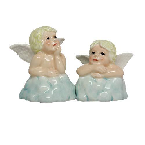 Pacific Giftware Cupid Angels - Magnetic Salt & Pepper Shakers - They Kiss
