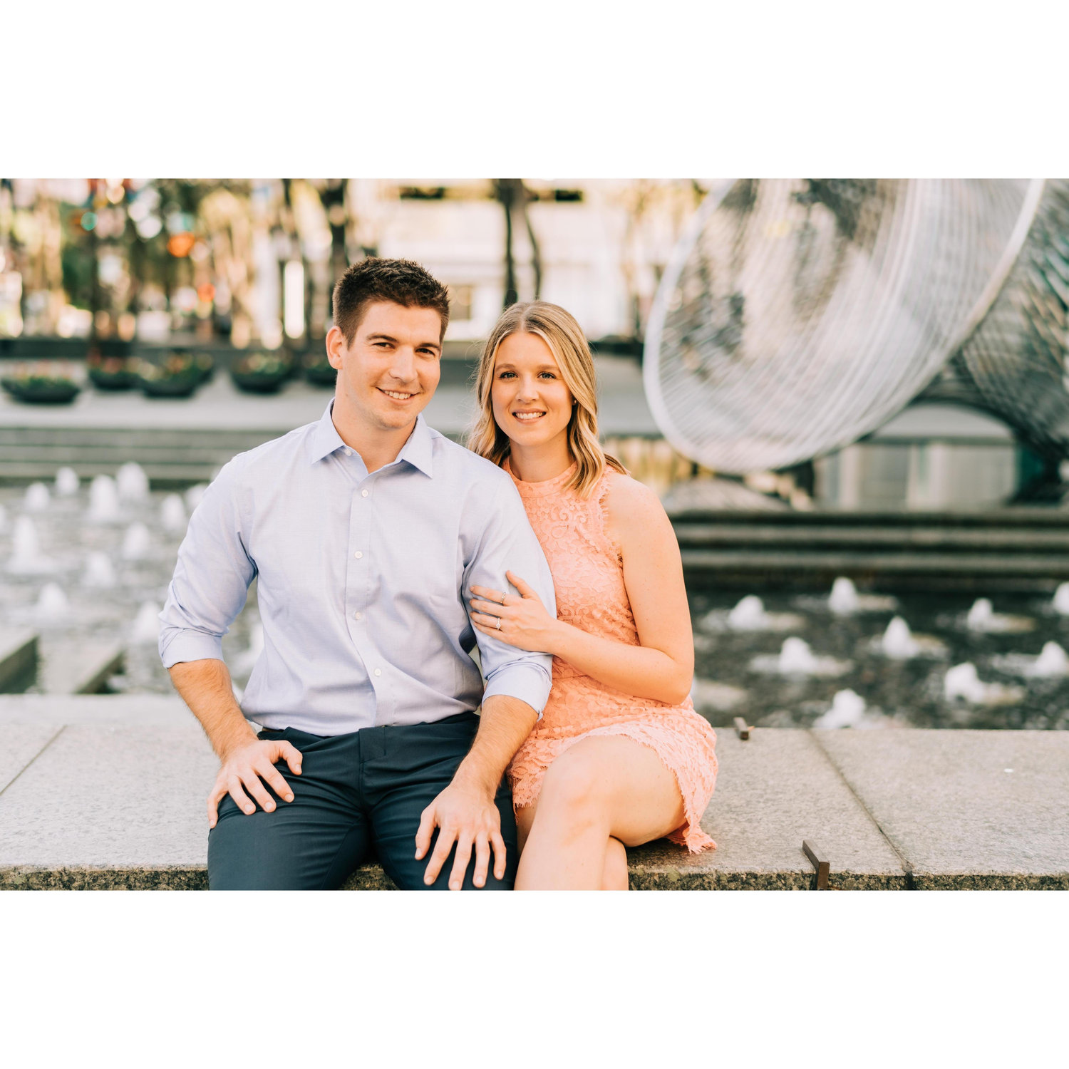 Adam and I have made so many life-long memories in downtown Tampa. We were glad we chose the city as one of our engagement shoot locations!