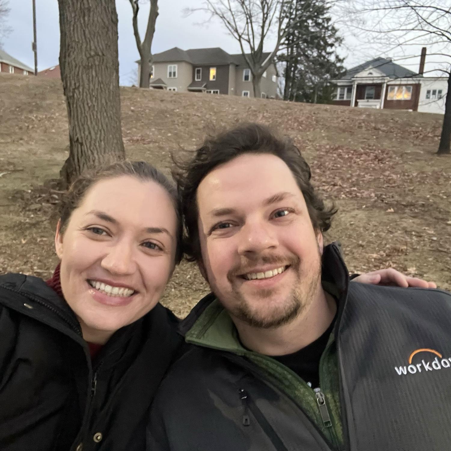 The start of our New Year’s Day tradition: our first date walk through Olmsted Park and Jamaica Pond and then warm up with a hot toddy at the Brendan Behan Pub in JP