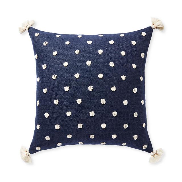East Beach Pillow Cover - Coastal white