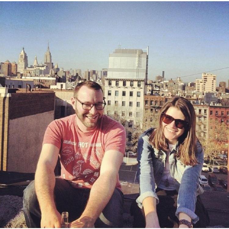 2014: Our first pic in NYC!