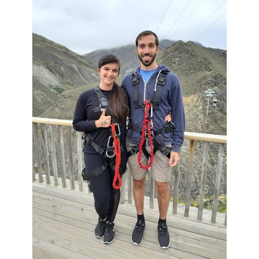 When Jade convinced Valerio to go bungy jumping in Queenstown NZ