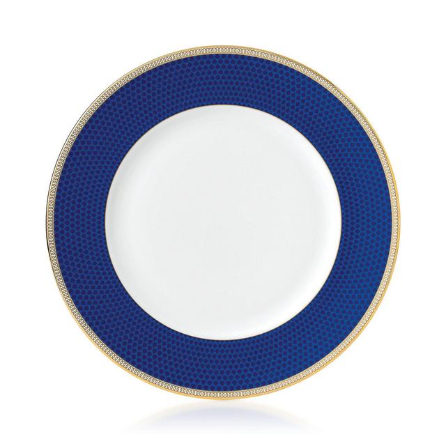 Brasserie Blue-Banded Porcelain Salad Plates