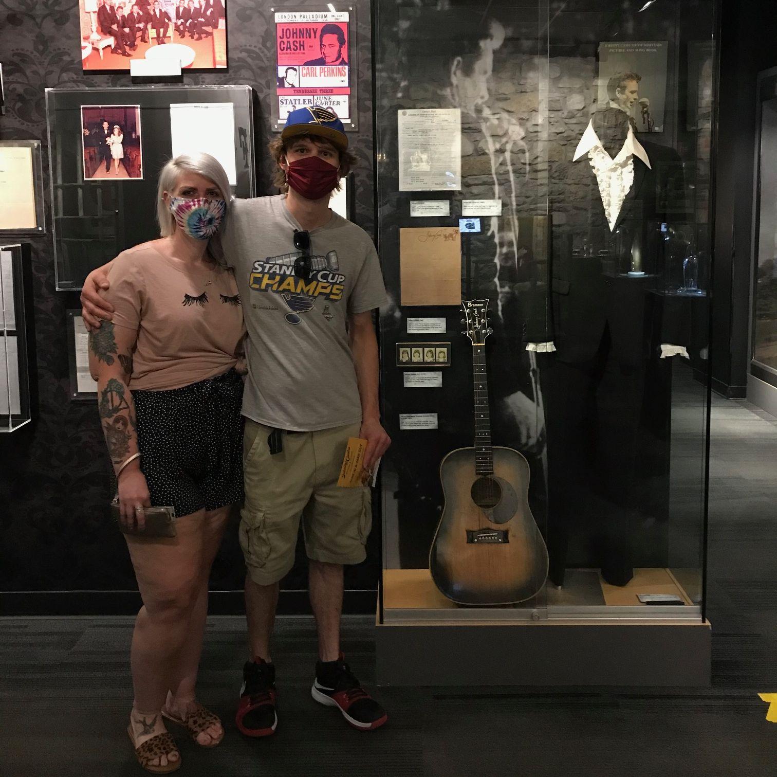 Visiting Nashville Tennessee to see a concert that got cancelled because of Covid. So, we went to the Johnny Cash museum! September 05, 2020