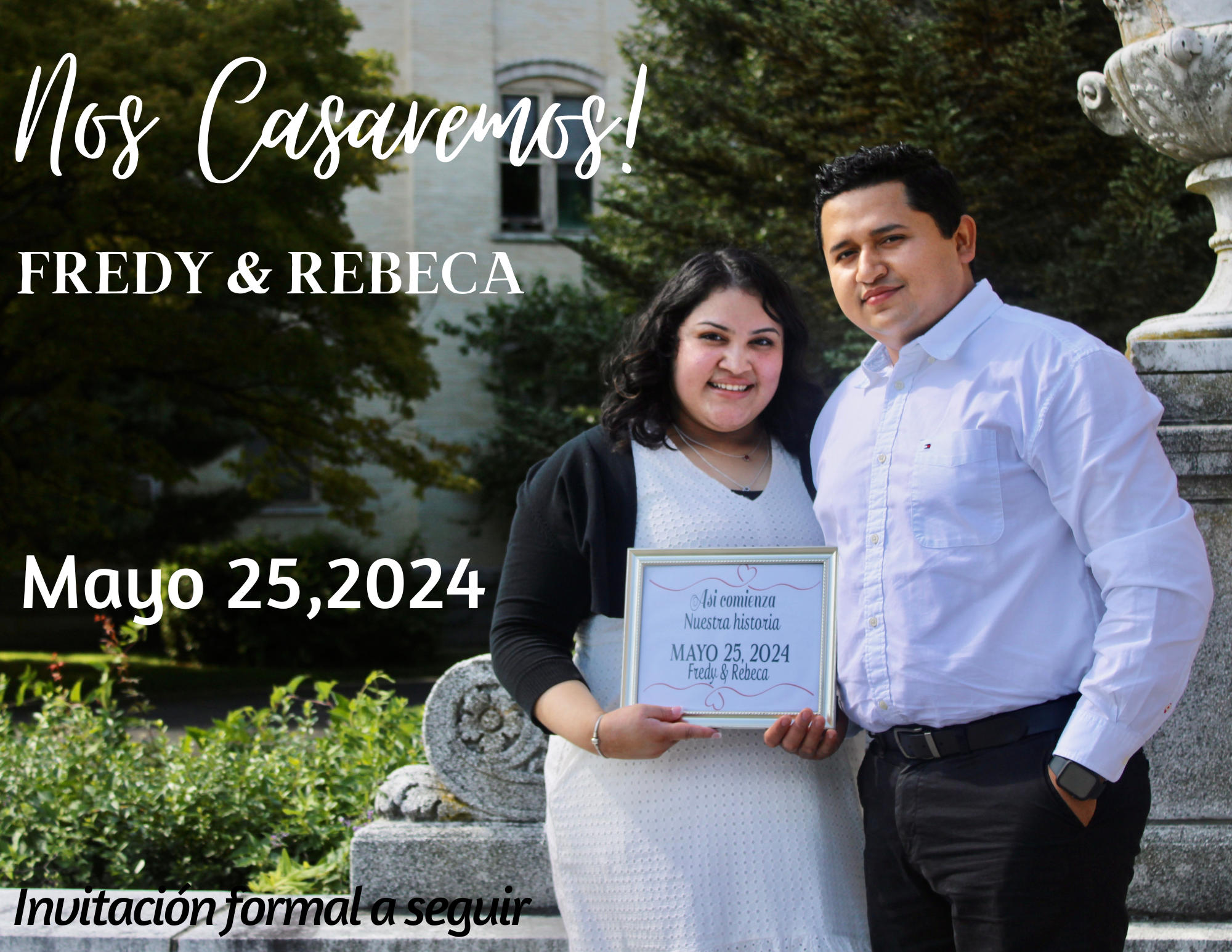 The Wedding Website of Rebeca Mejia and Fredy Velasquez