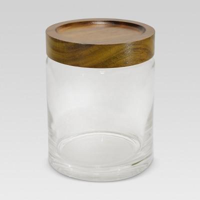 Canister Acacia/Glass Medium - Threshold™