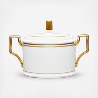 Aidan Gold Sugar Bowl with Cover