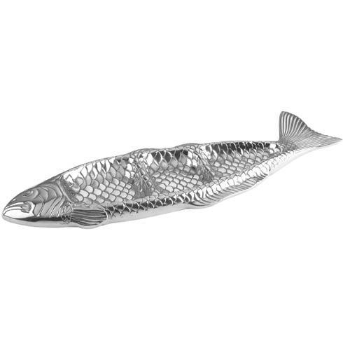 Salisbury ~ Tides ~ Ocean 3 Division Fish Tray, 19" x 6 ½"