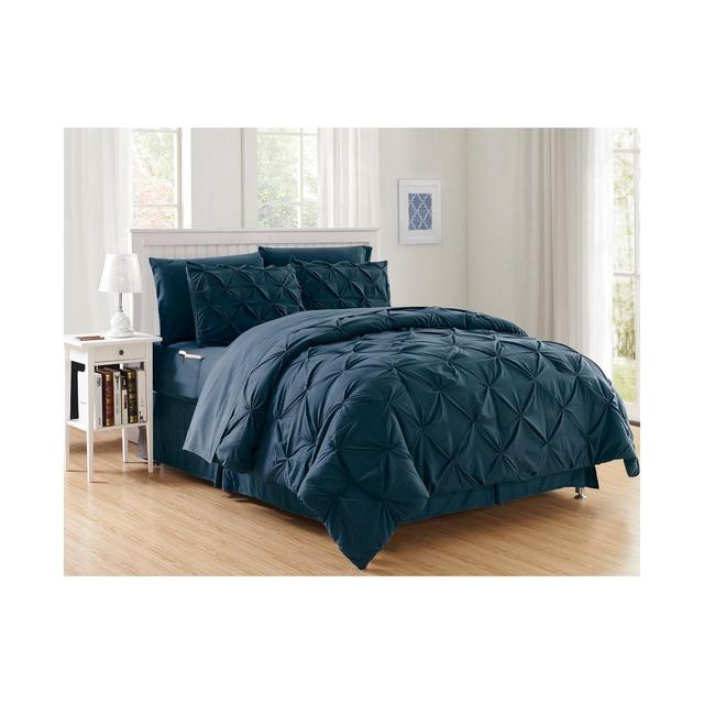 Elegant Comfort Pintuck 8 Pc. Comforter Set, King/California King