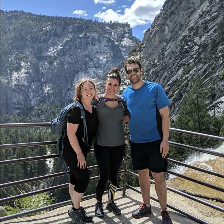 Vernal Falls in Yosemite