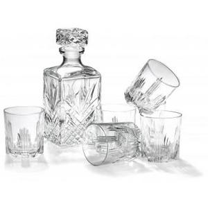 Bormioli Rocco 7 Pc. Whiskey Set Selecta - Decanter & 9.5oz Whiskey Glasses