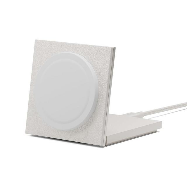 Native Union Rise Magnetic Wireless Charger – Qi2 Certified & MagSafe Compatible – Foldable Charging Pad & Stand for iPhone 16/15/14 & Other Qi-Compatible Devices – Up to 15W Fast-Charging (Sandstone)