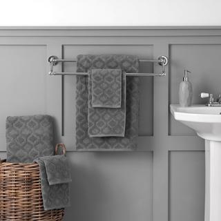 Athena Sculpted Scroll 6-Piece Bath Towel Set